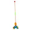 LALADEFIEE Wooden Walker Push Car Safe Lightweight Portable Push Rod Cart for Indoor Outdoor Use Educational Motor Skill Development Gift for Boys view 1