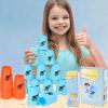 SEISSO 24PCS Quick Stack Cups, Sports Training Game for School Family Party, Kids Gifts Starter Set of Stacking Cup, Blue & Red view 2