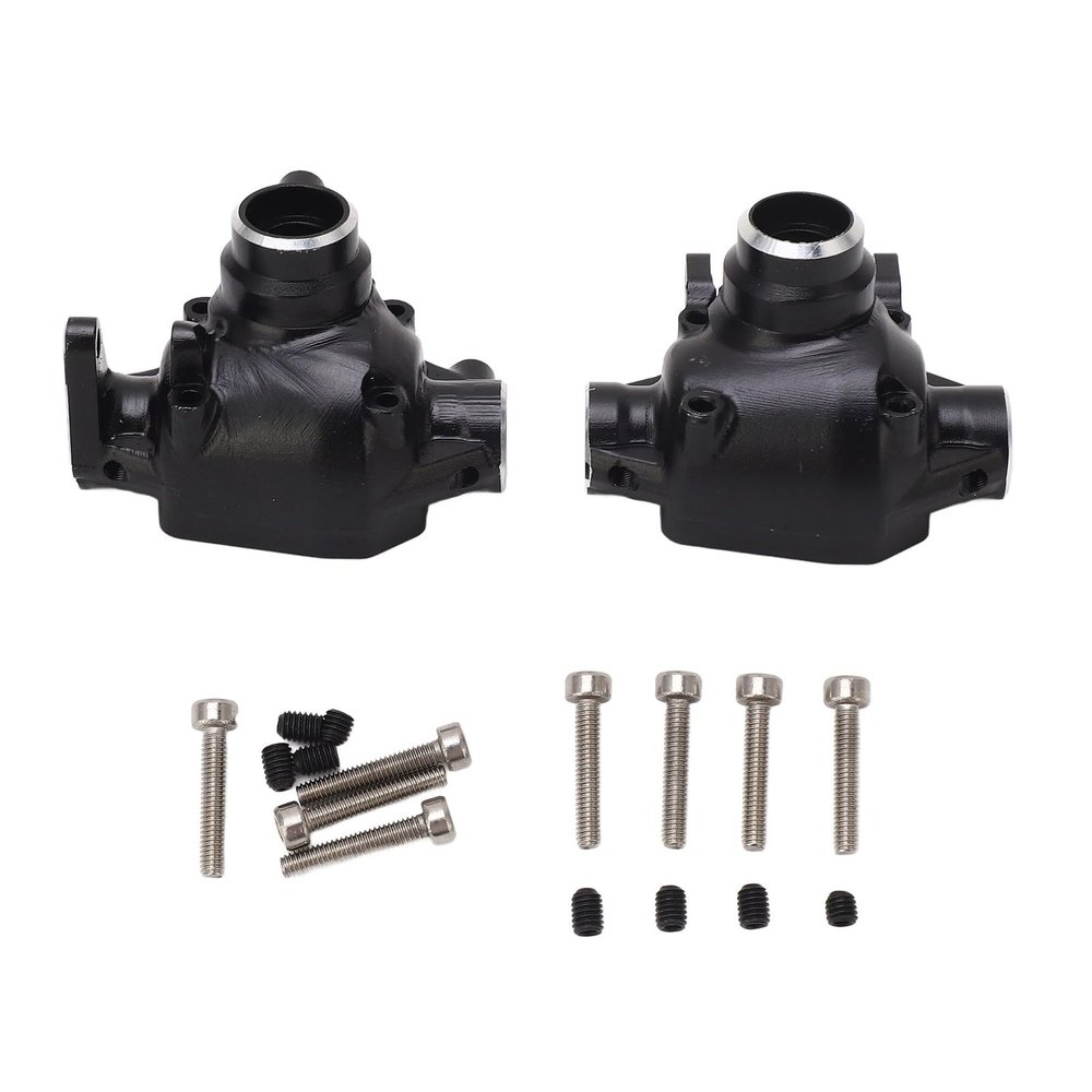 Aluminum Alloy Black Axle Center Housing Kit for Axial SCX10 Pro 1/10 RC Crawler Car