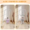 4-in-1 Toddler Swing Set & Baby Jumper and Bouncer for Toddlers, Foldable Baby Swing Stand for Outdoor Indoor Play, Easy to Assemble and Store for Ages 6 Months to 10 Years Old (Grey) view 4