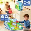 Dinosaur Bean Bag Toss Games Toy, 6 Educational Toddler Games with ABC Learning/Counting & Math/Motor Skills & Coordination, Fun Outdoor Games Toys Gifts for Kids Age 3 4 5 6 7 8 Year Old view 2