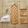 Wooden Marble Run Track Race Machine Set Maze Board Ball Run Montessori STEM Toy Gift for Kids Course Winding Roller Track Game Educational Construction Toy Gift for Kids (Rocks) view 2
