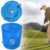Backyard Golf Game Bucket - Foldable Golf Chipping Game Storage Bucket - Portable Ball Sport Training Equipment for Green Lawn Beach Courtyard Park view 3