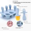 3. Chewable Ice Molds for Infants 6 Cavity Silicone Teether with Safe Edges Iced Treat Maker & Teeth Soother Baby Teething I view 3