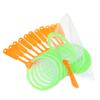 COOLHIYA 12pcs Portable Fishing Nets Lightweight Insect and Small Fish Catchers for Outdoor Random Color view 1