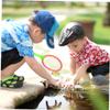 COOLHIYA 12pcs Portable Fishing Nets Lightweight Insect and Small Fish Catchers for Outdoor Random Color view 4