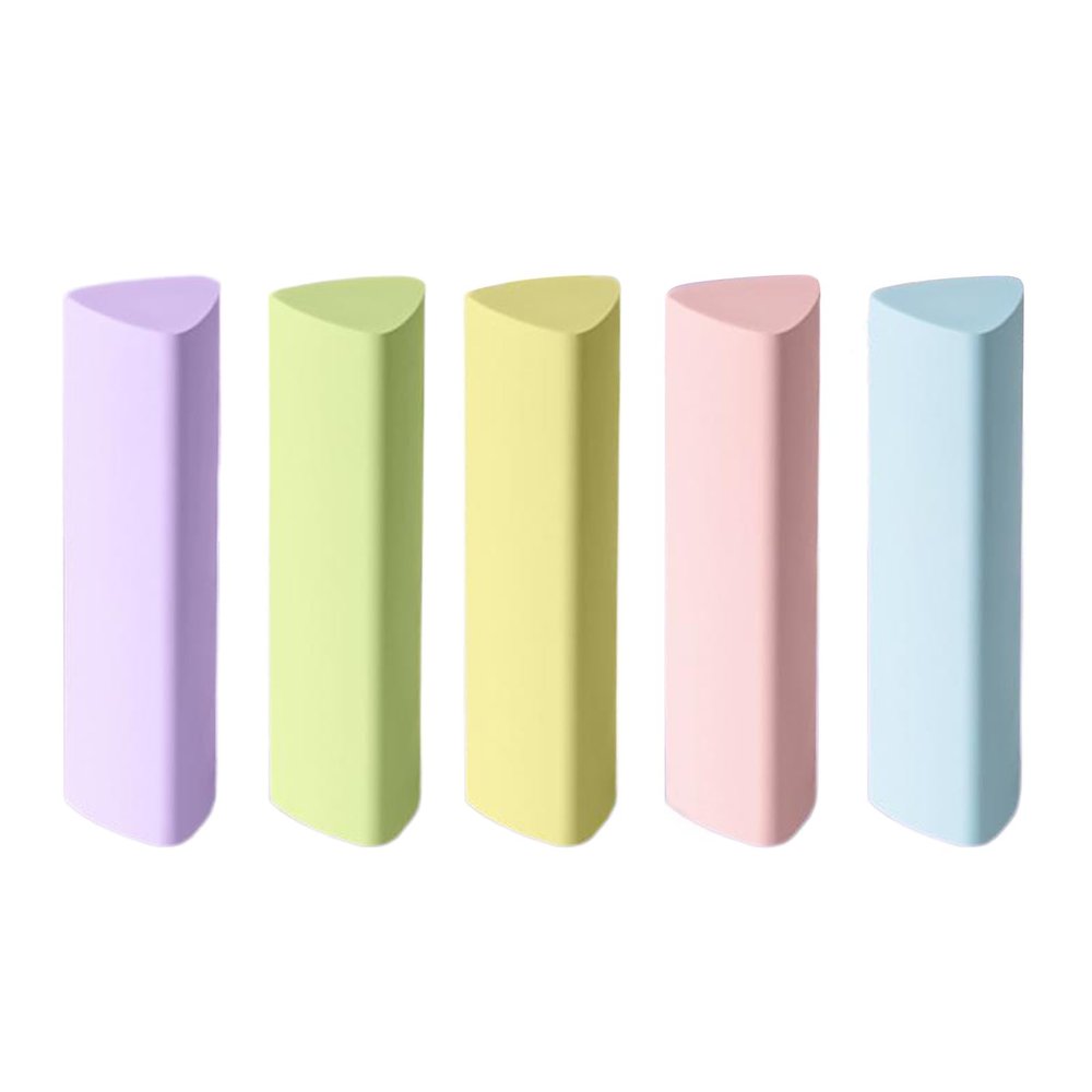 5 Pcs/Set Pencil Erasers Back to School Rubber Eraser Triangles Aesthetic Soft Reward Gift