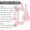 Aluminum Steering Bellcrank Drag Link Set with 25T Servo Horn Arm Upgrade Parts for Arrma 1/10 Senton Granite Typhon Big Rock 3S, Mojave Outcast Kraton 4S (Red) view 3