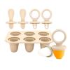 3. Chewable Ice Molds for Infants 6 Cavity Silicone Teether with Safe Edges Iced Treat Maker & Teeth Soother Baby Teething I view 1