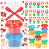 Blosssound 18 Sets Valentines Air Dry Clay Gifts Valentines Day Air Dry Clay Party Favors DIY Clays Craft Kit for Classroom Exchange Gifts Goodie Bags Stuffers Supplies view 1