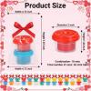 Blosssound 18 Sets Valentines Air Dry Clay Gifts Valentines Day Air Dry Clay Party Favors DIY Clays Craft Kit for Classroom Exchange Gifts Goodie Bags Stuffers Supplies view 2