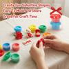 Blosssound 18 Sets Valentines Air Dry Clay Gifts Valentines Day Air Dry Clay Party Favors DIY Clays Craft Kit for Classroom Exchange Gifts Goodie Bags Stuffers Supplies view 4