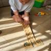 Wooden Marble Run Track Set of 2 Montessori STEM Toy for Kids Race Machine & Maze Board Educational Wooden Roller Track Game  Wind & Whirlpool Run Gift for Children view 4