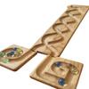 Wooden Marble Run Track  Montessori STEM Toy for Kids  Race Machine & Maze Board  Educational Wooden Roller Track Game  Whirlpool Marble Run Gift for Children view 1