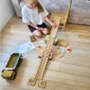 Wooden Marble Run Track Montessori STEM Toy for Kids Race Machine & Maze Board Educational Wooden Roller Track Game Set of 3 Run Gift for Children view 4