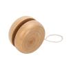 Kikumi 3 Pieces Wooden Yo Yo Crafts Handmade Record Color Mini Round DIY Baby Small Wooden Toys view 4