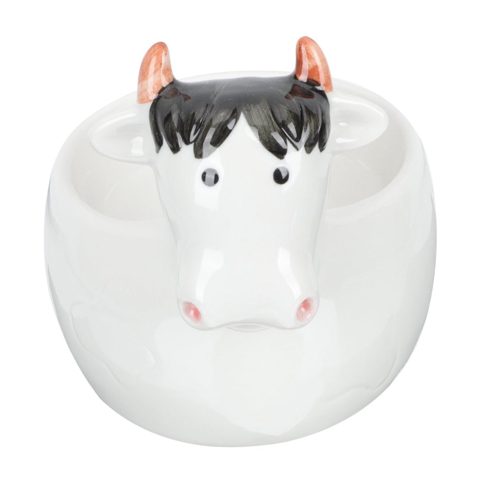 ETHZZLE Cartoon Animal Shape Ceramic Storage Bowl Smooth Surface Cute Breakfast Soup Dish for Boys and Practical Household Use