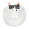 ETHZZLE Cartoon Animal Shape Ceramic Storage Bowl Smooth Surface Cute Breakfast Soup Dish for Boys and Practical Household Use view 1