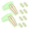 10pcs Miniature Coffin Box for Party Pranks Plastic Mini Coffin Decorations Versatile Halloween and Event Props view 1
