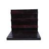 BUBEFSKD Multi Row Solid Wood Challenge Coin Display Stand Medals Display Case Organizers Rack Shelf For Collectors Veterans Day Wooden Coin Holder