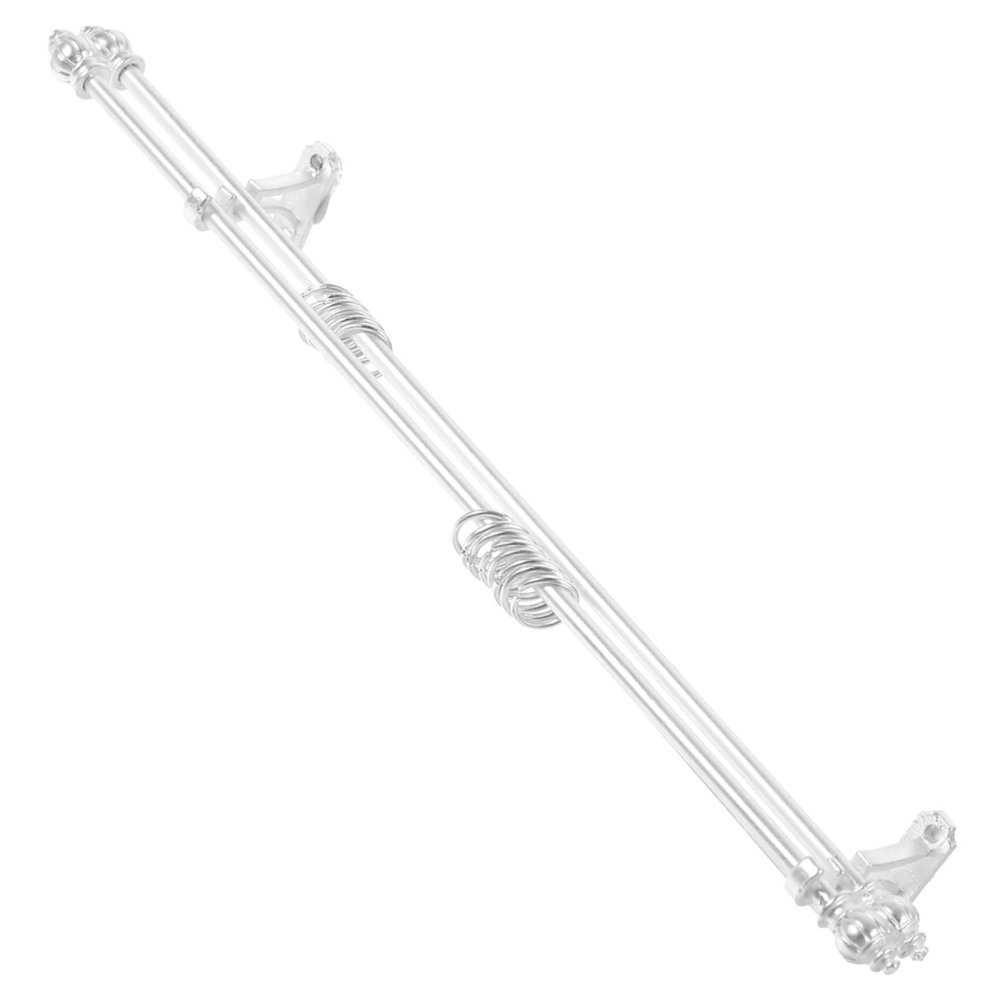 Totority Miniature Dollhouse Curtain Rod Heavy-Duty Alloy Decorative Window Pole DIY Ornamental Scale Curtain Decor for Mini Cabinet and Dollhouse Accessories