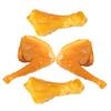 COOLHIYA Lifelike Artificial Chicken Leg with Realistic Texture PVC Fake Food Display Models for Kitchen Decoration and Photography Props Safe Play Food view 1