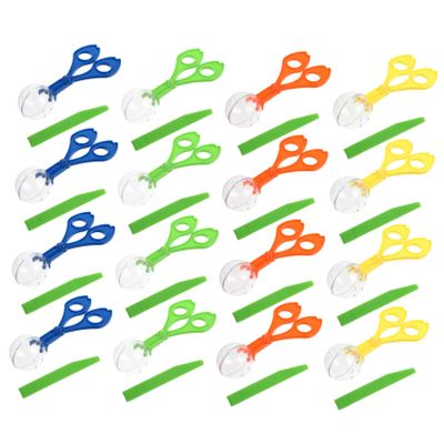 COOLHIYA 4 Sets Outdoor Catcher Kit with Tweezers and Scissor Scoopers Educational for Hand-Eye Coordination and Cognitive Development