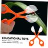 COOLHIYA 4 Sets Outdoor Catcher Kit with Tweezers and Scissor Scoopers Educational for Hand-Eye Coordination and Cognitive Development view 3