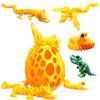 TJYZGXQ 5pcs,12" 3D Printed Dinosaur Eggs,Dragon Egg,Crystal Dragon Toys,Snake Eggs, T RexAnimals,Fidget Toy,Desk Executive ToyEaster Eggs Basket Stuffers,Toys for Boys Kids Teen 5-7 4-6 8-12 view 1