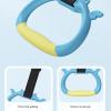 BUBEFSKD Gymnastic Rings Gym for Kids Children Pulls Up Gym Trapeze Rod Equipment Home Exercise with Strap Strength Training Rings for Kids view 3