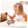 COOLHIYA 2Pcs Realistic Beef Rice Food Model PVC Fake Sushi Play Kitchen Accessories for Photo Props DIY Display Decor view 4