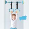 BUBEFSKD Gymnastic Rings Gym for Kids Children Pulls Up Gym Trapeze Rod Equipment Home Exercise with Strap Strength Training Rings for Kids view 2