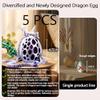 TJYZGXQ 5pcs,12" 3D Printed Dinosaur Eggs,Dragon Egg,Crystal Dragon Toys,Snake Eggs, T RexAnimals,Fidget Toy,Desk Executive ToyEaster Eggs Basket Stuffers,Toys for Boys Kids Teen 5-7 4-6 8-12 view 3