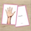 Persian Vocabulary Flashcards: Body Parts | Ideal for Kids and Adult learners. view 3