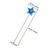 LALADEFIEE 4pcs Star Fairy Wands for Shiny Star-Shaped Fairy Rods Gold Silver Blue Pink for Birthday Parties Cosplay Dress Up Performances and Holiday Decorations view 2
