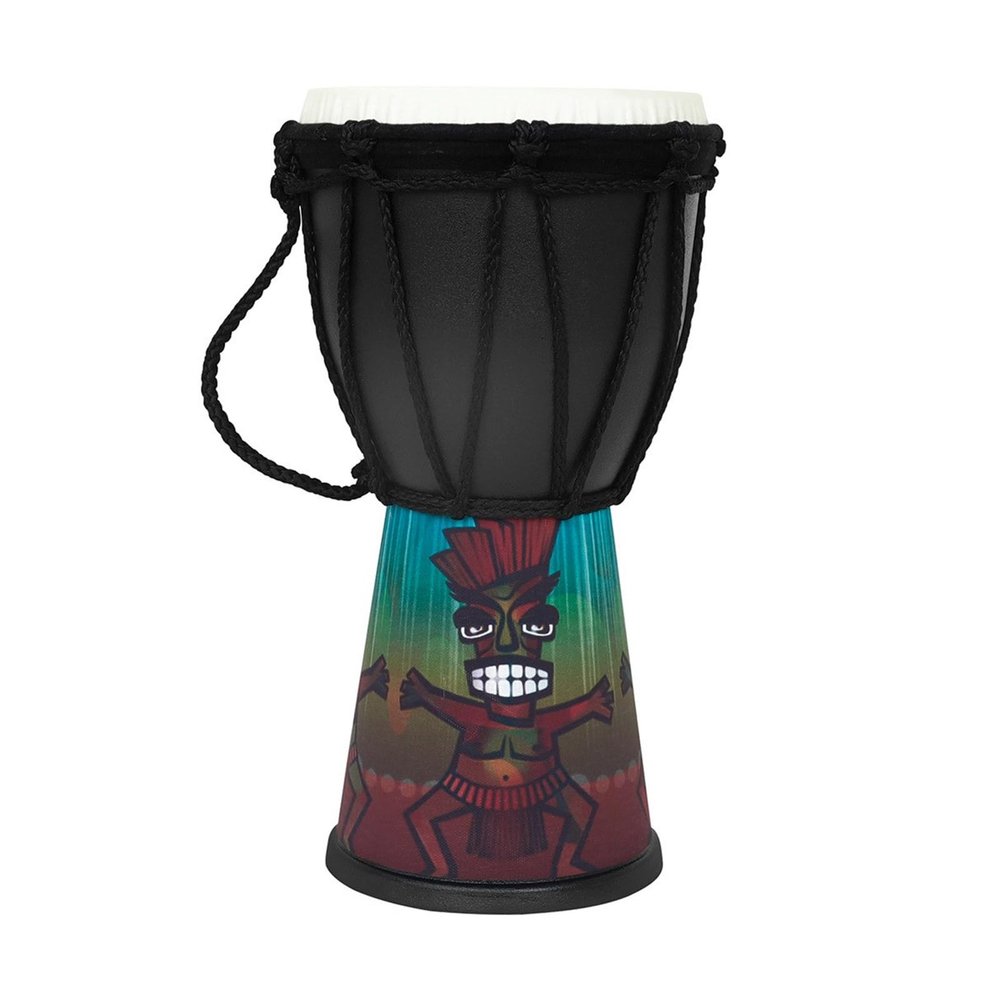 African Drum Unique Pattern Small Hand Professional Percussions Instrument Rhythm Playing Toy For Kindergarten Percussions For Beginners