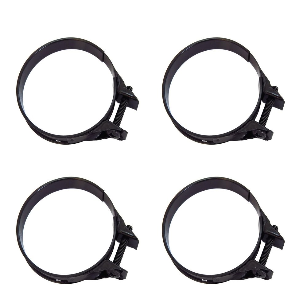 4 Pack Genuine Honda Black Carburetor Clamps 50MM 95018-50250 Fits Honda CB500 CB650 CB750