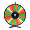 36 Inch Retro Color Tabletop Dry Erase Prize Wheel  36 Inch Desktop Spinning Wheel, Durable Wood, Balanced for Fair Odds, Trade Show Booth Raffle Party Event view 1