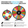 36 Inch Retro Color Tabletop Dry Erase Prize Wheel  36 Inch Desktop Spinning Wheel, Durable Wood, Balanced for Fair Odds, Trade Show Booth Raffle Party Event view 2