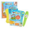 lyrlody Learning Activity Book, Talking Book English Alphabet Fruit Vehicle Literature Children Sound Board with Pen for Toddler Kids view 1