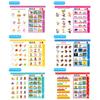 lyrlody Learning Activity Book, Talking Book English Alphabet Fruit Vehicle Literature Children Sound Board with Pen for Toddler Kids view 2