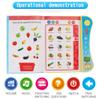 lyrlody Learning Activity Book, Talking Book English Alphabet Fruit Vehicle Literature Children Sound Board with Pen for Toddler Kids view 3