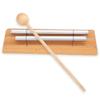 2 Percussion Instrument with , Percussion Instruments, Musical Education Toy for Toddlers, Percussion with Wood Base and Steel , view 2