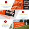 Banners And Signs Customize Custom Banner Personalized Decoration Baby Shower Happy Birthday Banner For Kids Adults Parties Decor Gatherings Background Indoor Outdoor 3x33 FT view 3