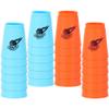 DEWEL Cup Stacking Game, 12 PC of Reaction Training Cups Speed Training Game (Red - Bule) view 1