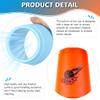 DEWEL Cup Stacking Game, 12 PC of Reaction Training Cups Speed Training Game (Red - Bule) view 3