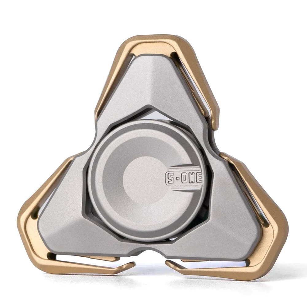 HIDEDC Open Armor Fidget Spinner - Stainless Steel Metal Fidget Spinners for Adults, Ultra-Smooth & Long-Lasting Spin, EDC Fidget Toy Executive Desk Toy for Keep Focus & Stress Relief