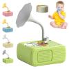 Toddler Phonograph with 99 Cards, Player Audio Books for Kids, Toddler Music Player for 3+ Years Old, Educational Phonograph for Boys and Girls (Green) view 1