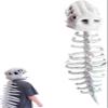 3D Dinosaur Skeleton Costume, Realistic Halloween T-Rex Outfit with Flexible Spine, Themed Cosplay Props (Extra Large) view 1