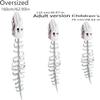 3D Dinosaur Skeleton Costume, Realistic Halloween T-Rex Outfit with Flexible Spine, Themed Cosplay Props (Extra Large) view 2